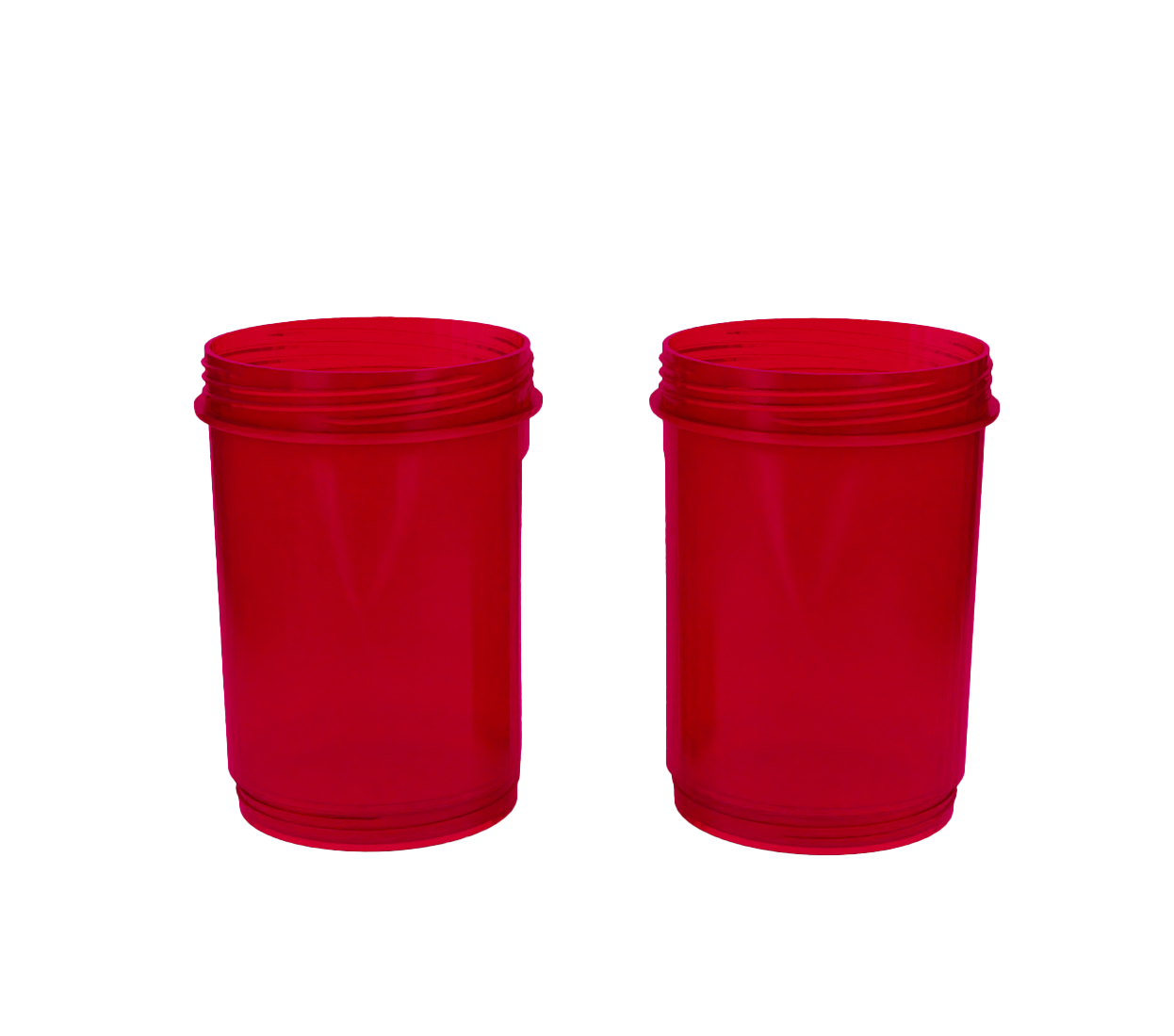 Copo vermelho do Double Shaker GO