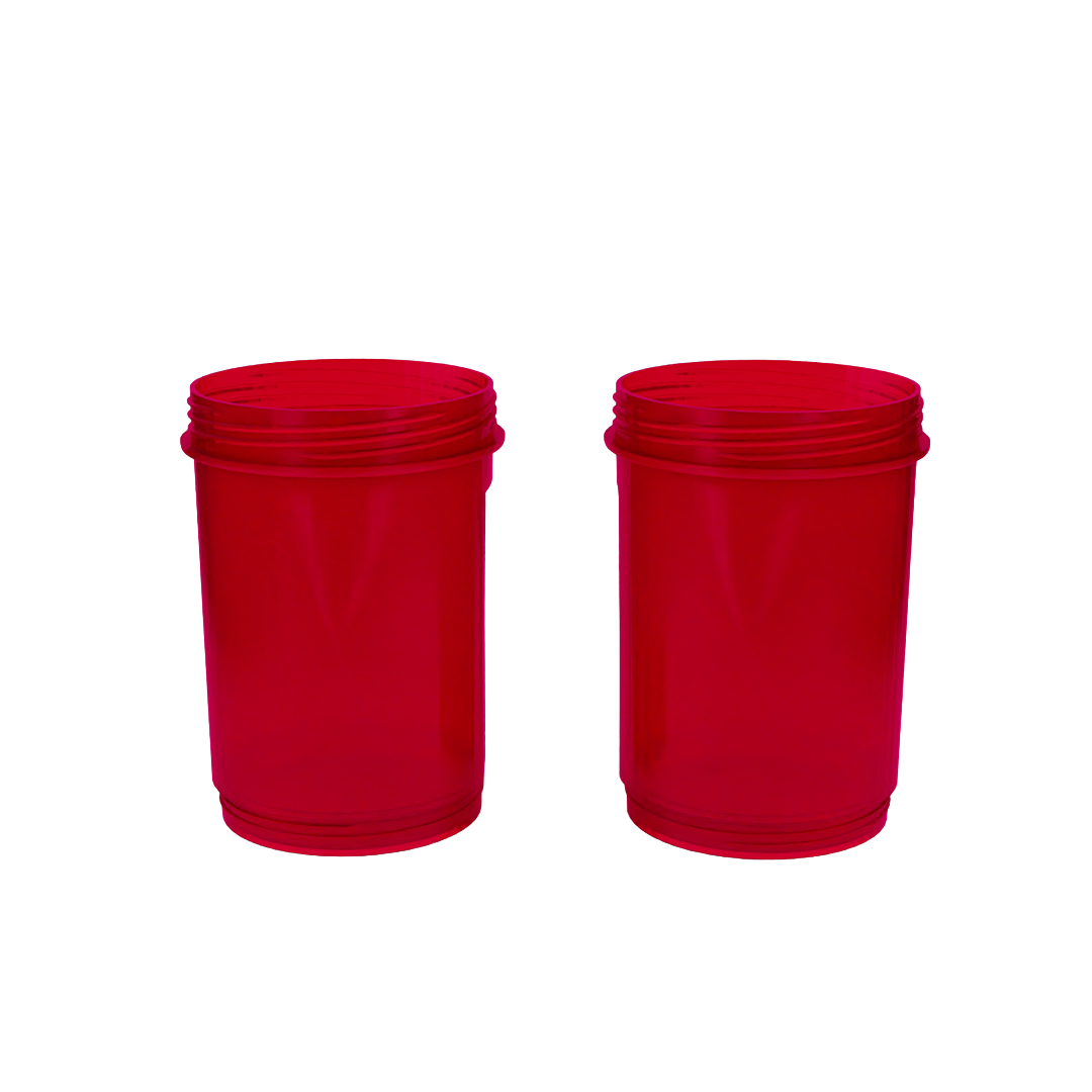Copo vermelho do Double Shaker