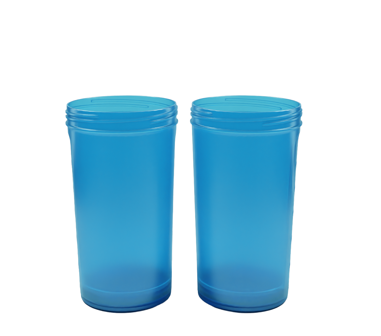 Copo azul claro do Shaker GO